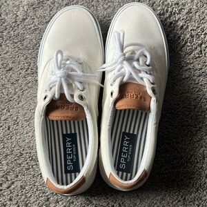 SPERRY Top-Sider Striper II Sneaker White size 10.5